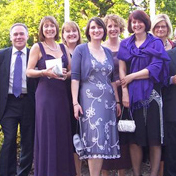 Gwynne Richards joined the Women in Logistics team for a photograph a the recent CILT conference